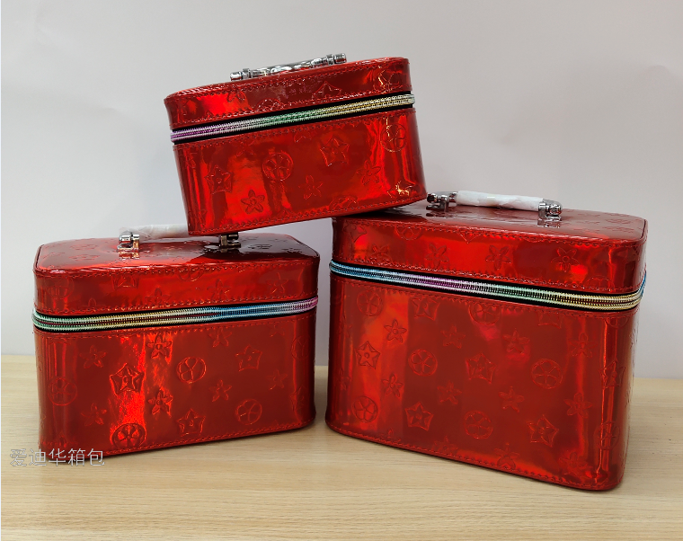 The new "Big Star" large-capacity three-piece makeup portable travel storage waterproof toiletry bag from Adiwa Specification image