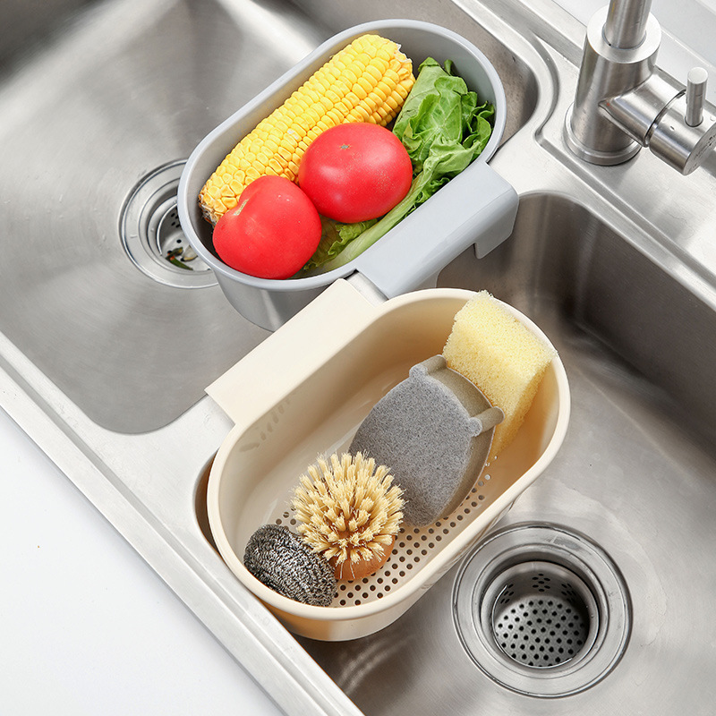 Sink kitchen waste filter basket kitchen supplies shelf home Daquan pool drain hanging basket storage rack BJ