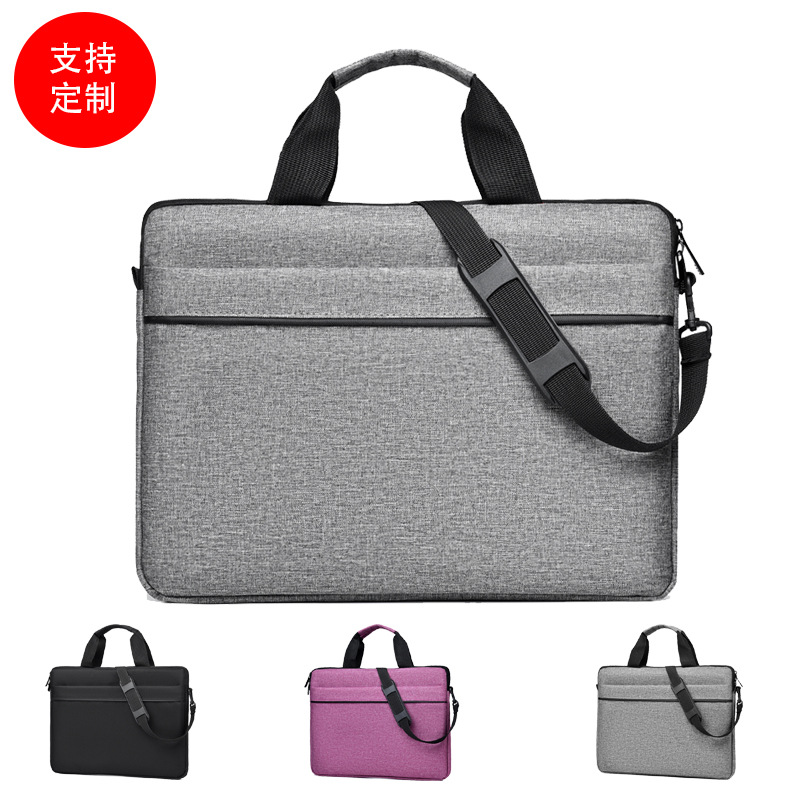 The Qingxi computer bag, notebook hand bag, shoulder bag, 14/15.6 inches, is suitable for Apple, Huawei, Honor and Dell