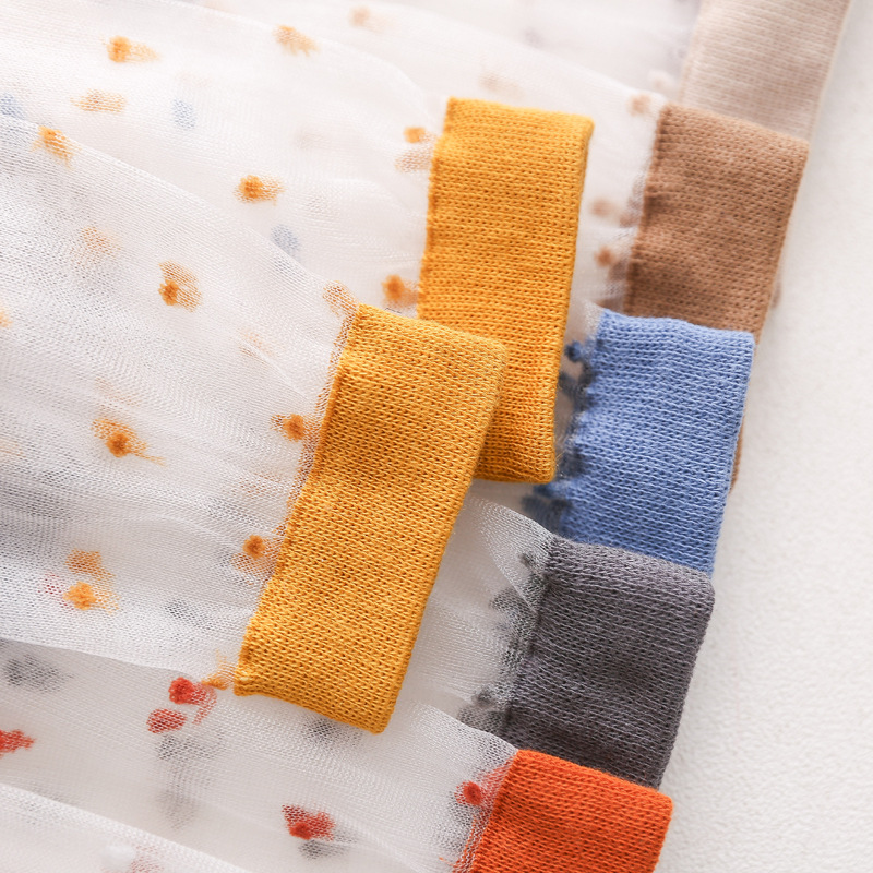 Spring and summer new women's elastic silk cotton socks mid-calf breathable and sweat-absorbent Japanese polka dot ins trendy cotton socks wholesale from the manufacturer Application Scenario