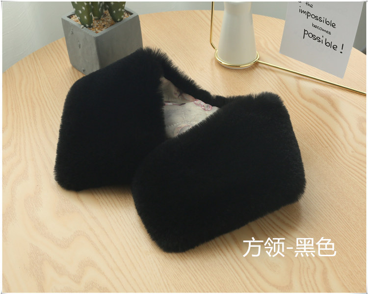 厂家支持定制各种毛领假毛毛领帽边各种毛领大量供应批发各类毛领