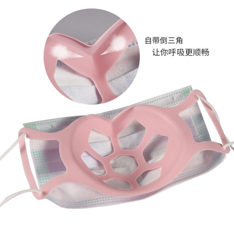 Silicone mask stand, breathable support frame, anti-suffocating inner support, silicone inner support, lipstick support frame, mask stand details Picture