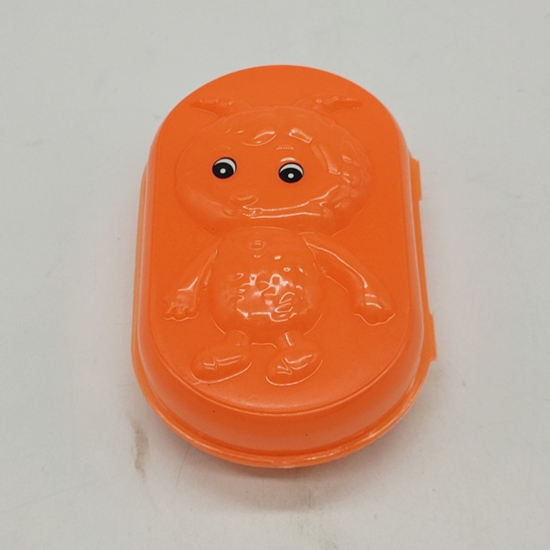 Sunshine Department Store Cartoon Draining Soap Box, travel creative plastic soap box, affordable 2PC, with lid, waterproof and durable Item Picture