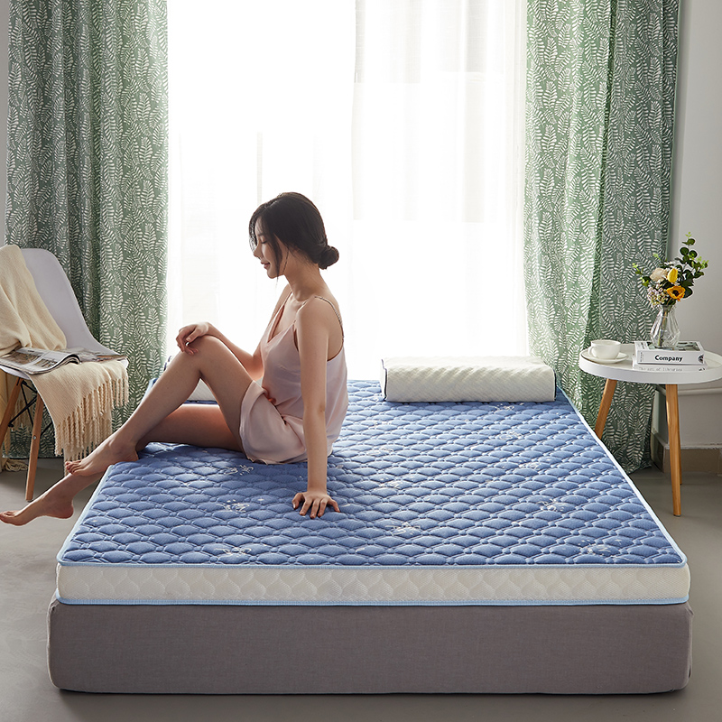 New knitted cotton latex mattress, single mattress, double mattress, sweet dream details Picture