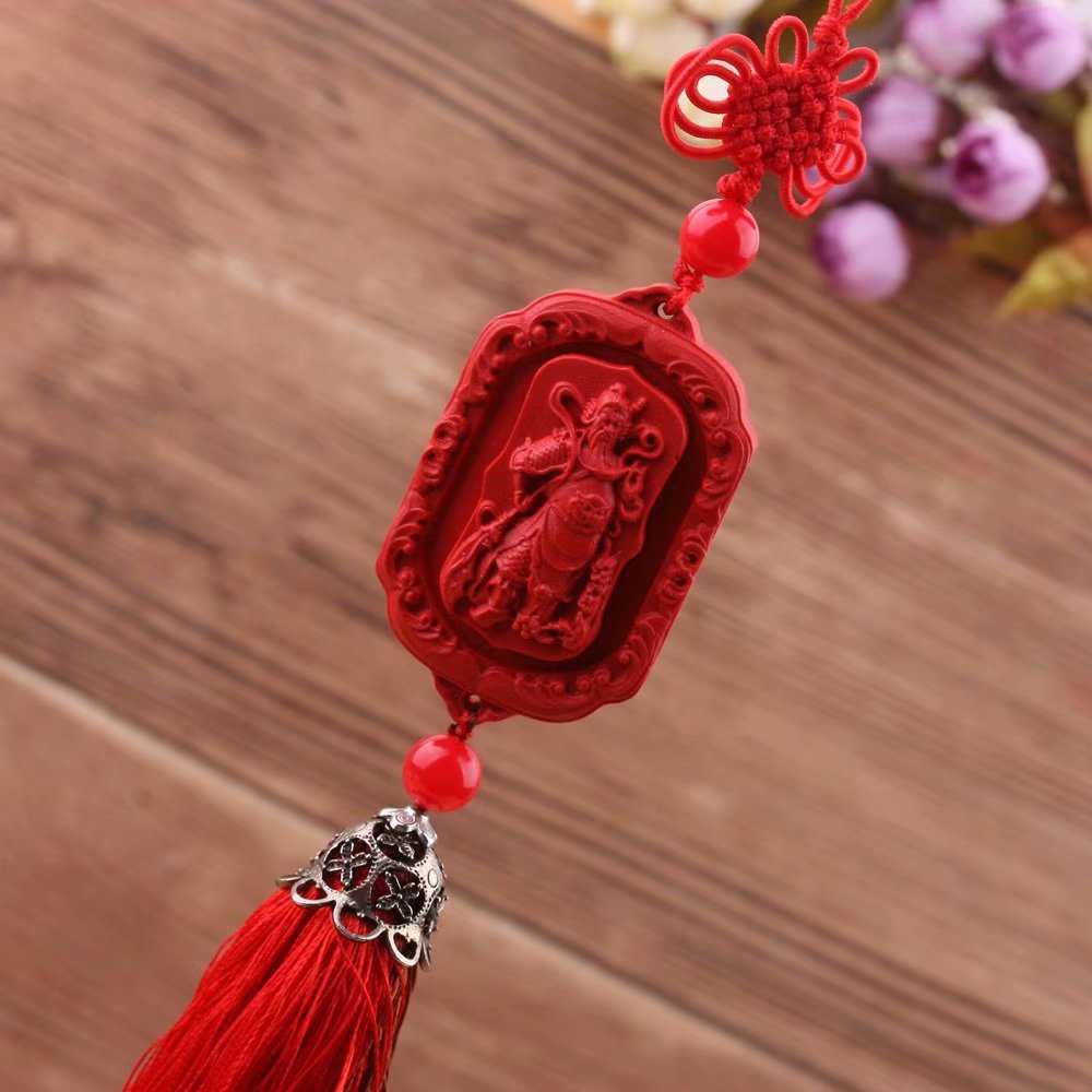 Street stall, 10-yuan store, department store, car pendants, interior decorations, men's high-end and trendy peace amulets, car goddess style details Picture