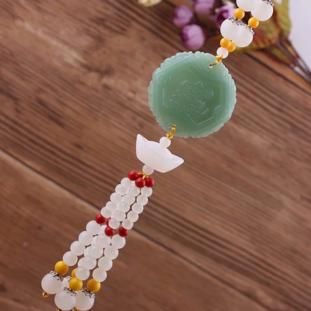 Street stall, 10-yuan store, department store, car pendants, interior decorations, men's high-end and trendy peace amulets, car goddess style Item Picture