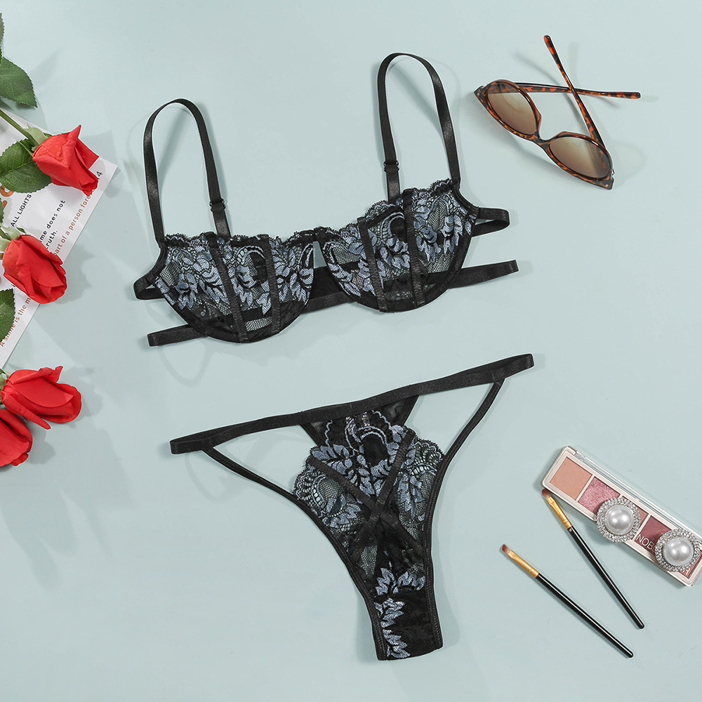 A two-piece separate sex toy set of lace cross hosiery straps from Amazon, AliExpress, Europe and America Item Picture