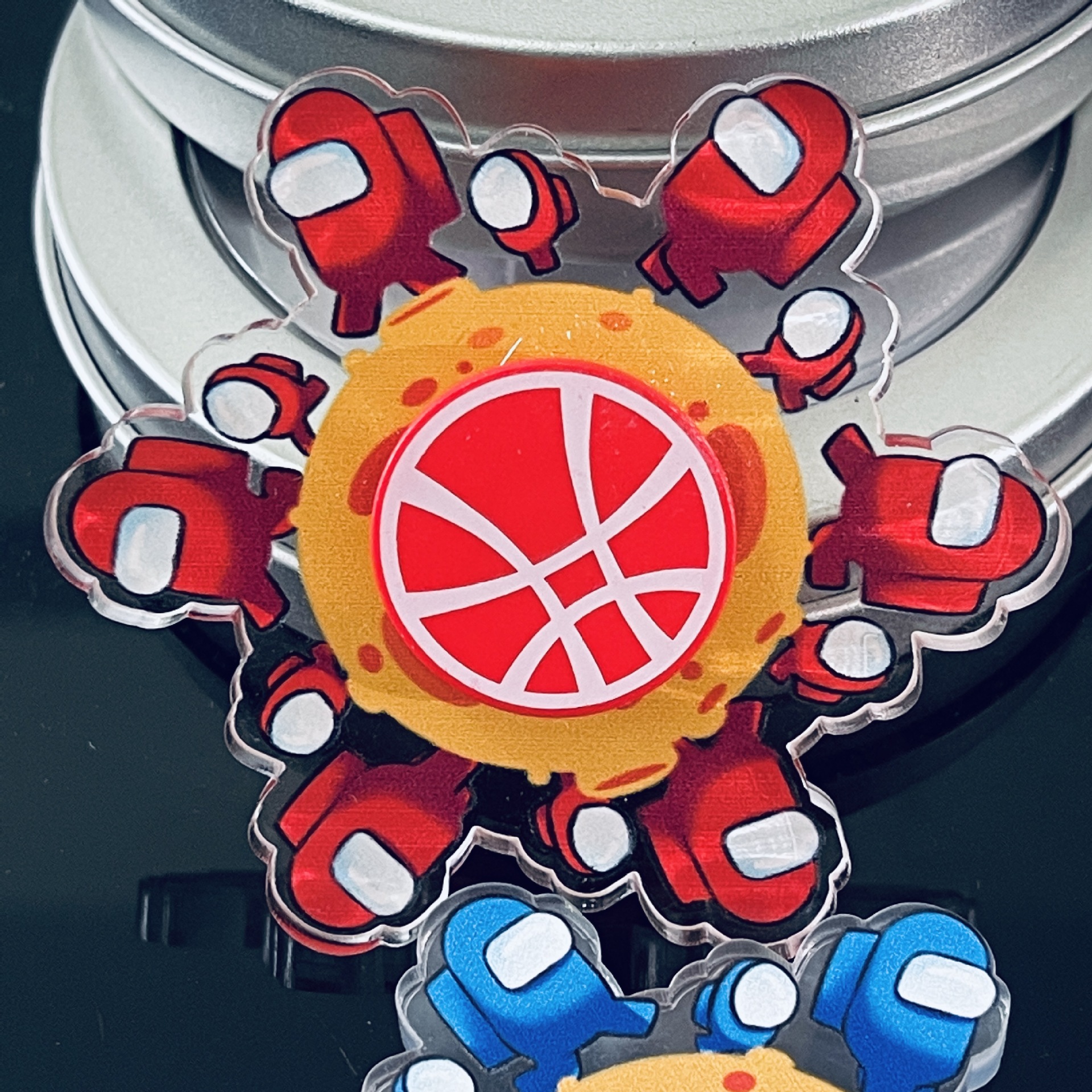 The Same Fidget Spinner Toy 3D Running Dynamic Fidget Spinner Toy Finger Spinner Toy details Picture
