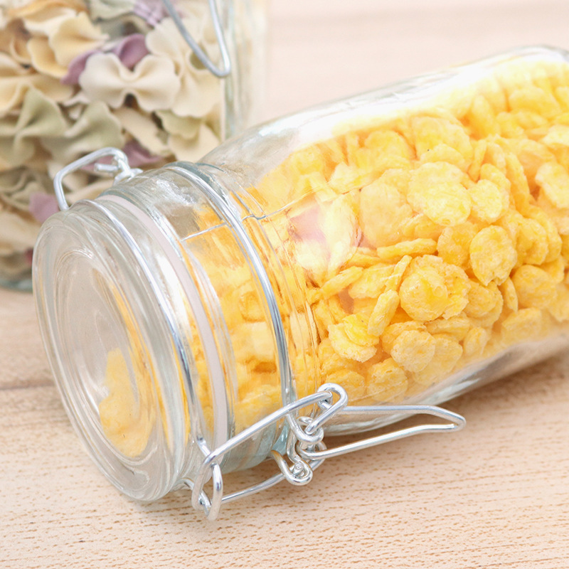 Glass Irregular Food Seal Snap Seasoning Bottle Seasoning Storage Container Storage Bottle Item Picture