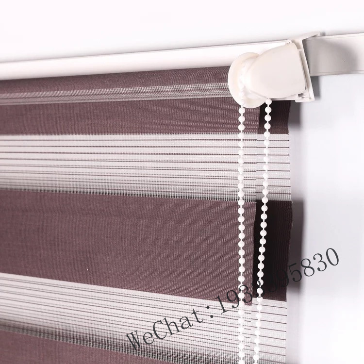 Cortinas رولر دو دوبلس الستائر غير المثقبة ليلا ونهارا details Picture