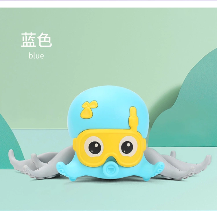 Factory direct supply of new best-selling toys, water play octopus, baby on the chain, cartoon large-sized baby bath gifts are selling well Item Picture
