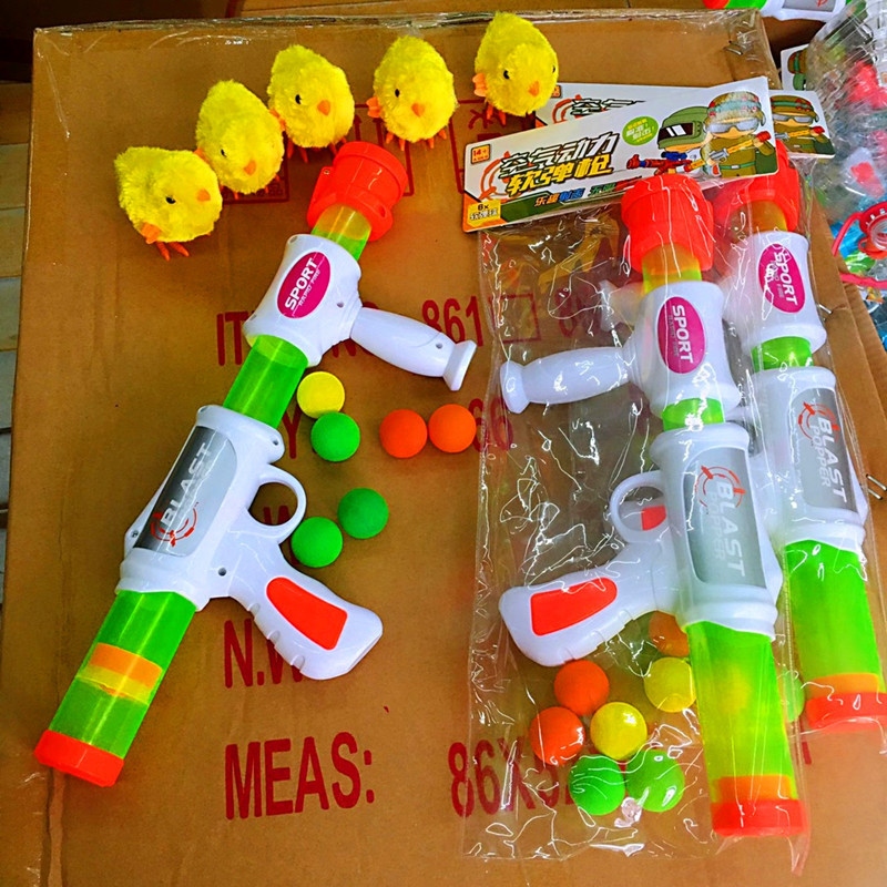 Factory direct sales of children's toy guns, foam EVA bullet manual continuous firing battle aerodynamic soft bullet guns Specification drawing