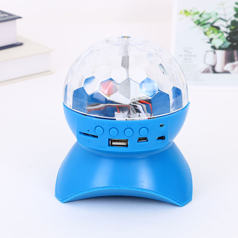 led voice-controlled large magic ball laser light, KTV magic ball light, bar seven-color rotating light, high-volume subwoofer details Picture