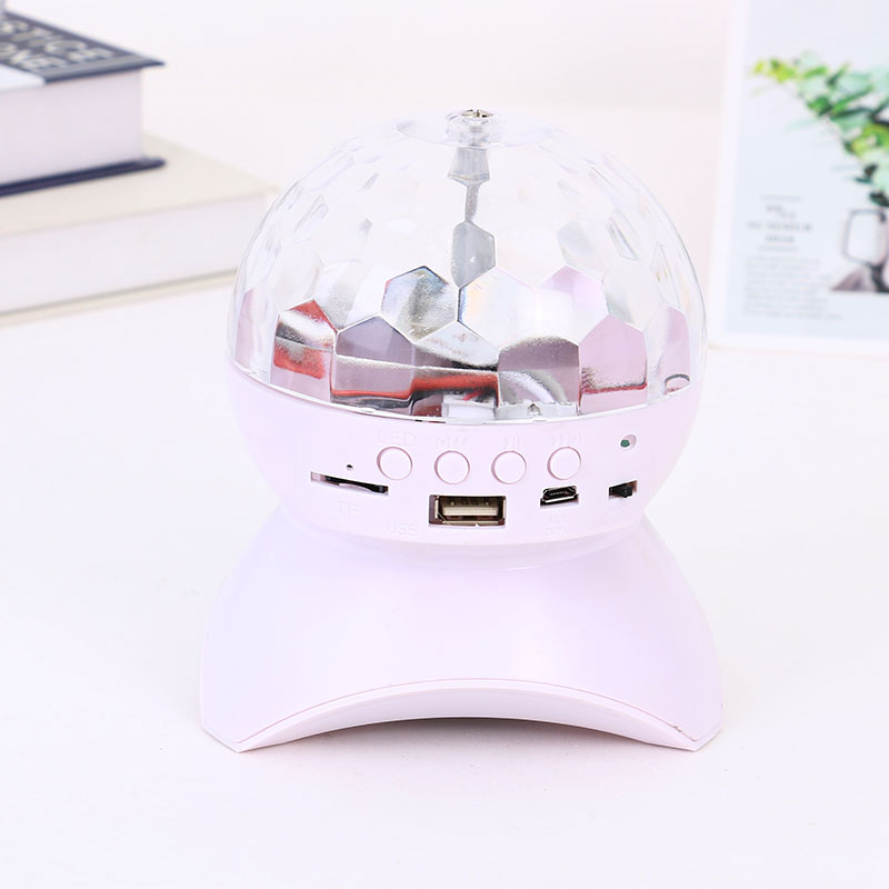 led voice-controlled large magic ball laser light, KTV magic ball light, bar seven-color rotating light, high-volume subwoofer Item Picture