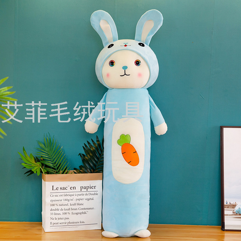 Long strip pillow, rabbit pillow, long strip sleeping pillow, plush toy Specification image
