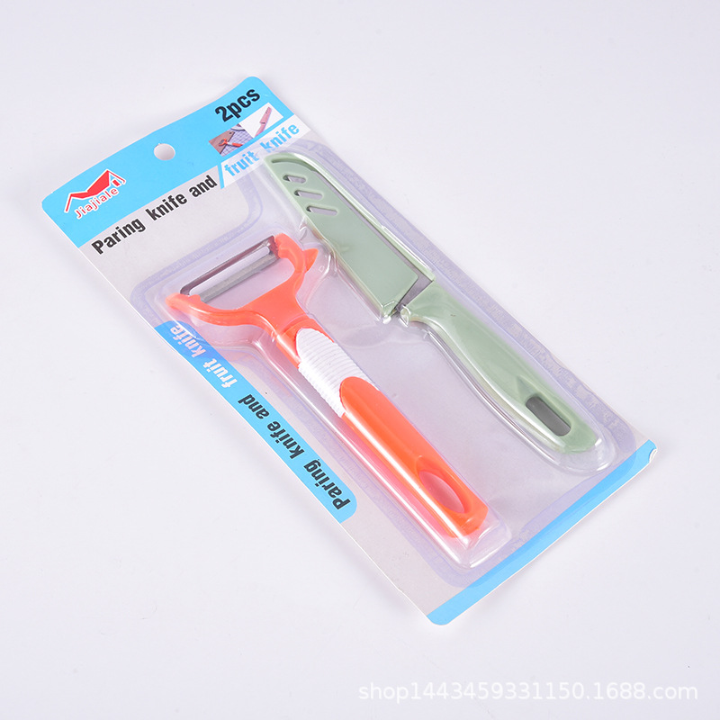Wholesale Nordic-style kitchen fruit knives, peelers, fruit and vegetable peelers, and household portable tool sets of two pieces Application Scenario