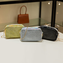 Korean version of women's bag shining bright personality camera bag wholesale 2021 summer and autumn new one-shoulder diagonal women's small change bag
