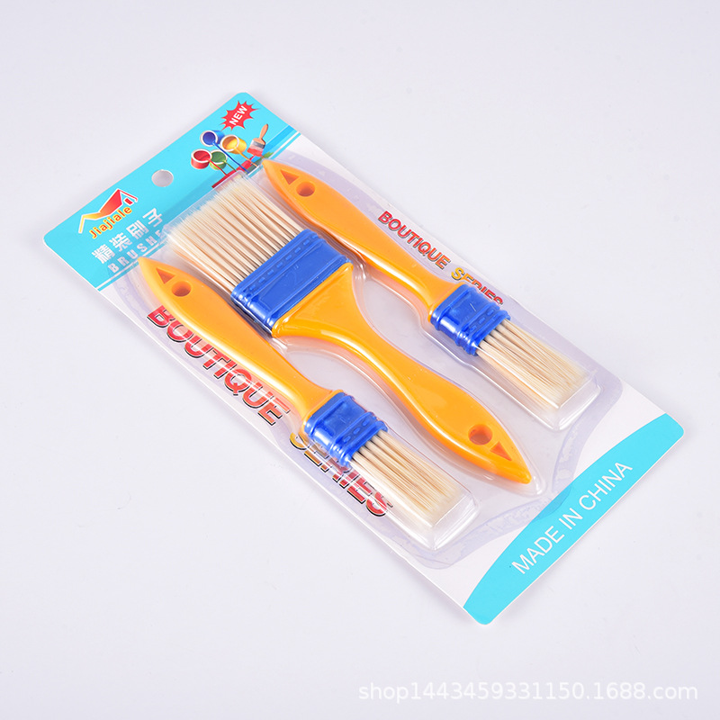Manufacturer's in-stock paint brushes, colored plastic brushes, barbecue brushes, multi-purpose kitchen oil brushes Specification image