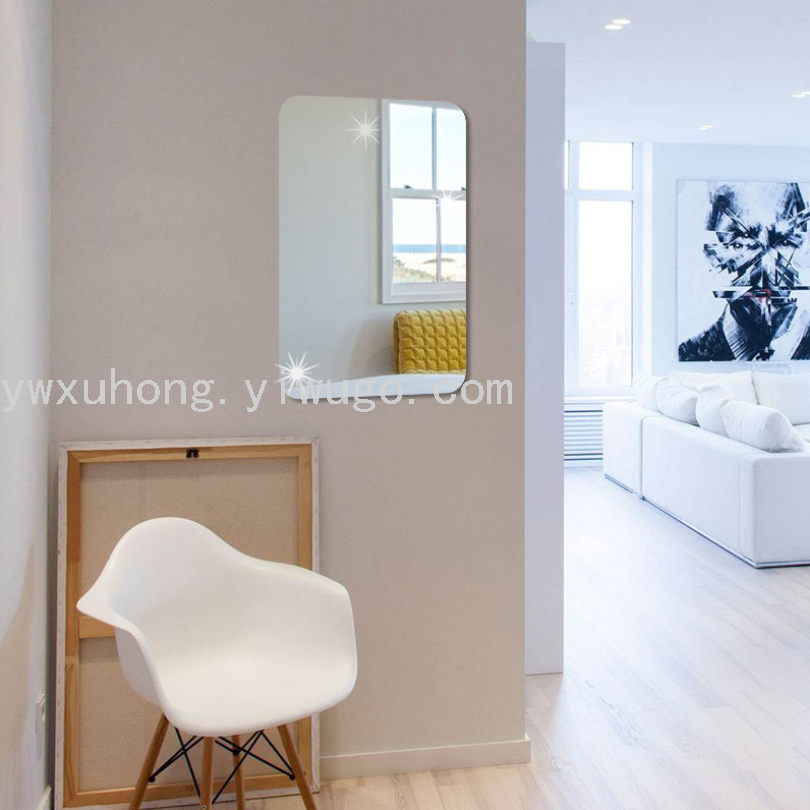 Wholesale wall paste self-adhesive dance mirror acrylic mirror paste dressing mirror bathroom wall paste custom