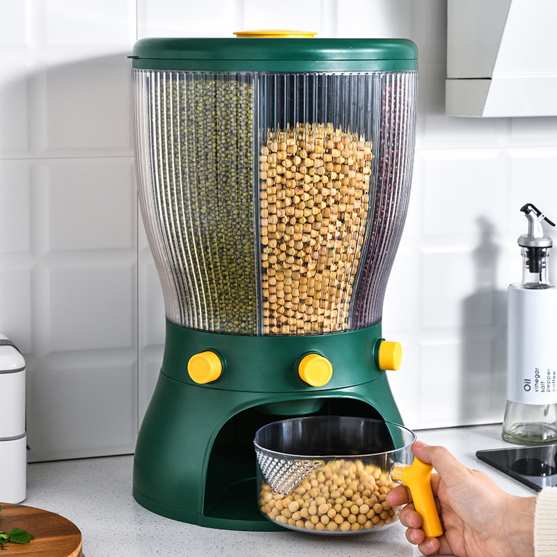 ZS01 separated rotating rice bucket 20 kg household moisture-proof storage rice box multi-grain storage tank
