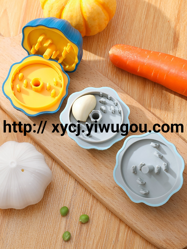 Grinding type garlic press, a powerful tool for mincing garlic, household manual chili, ginger and garlic crusher, kitchen garlic and garlic puree blender