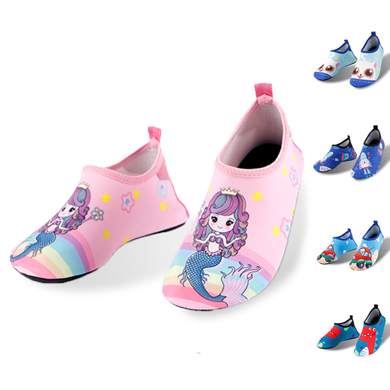 Children's river shoes children's beach paddling shoes outdoor beach swimming shoes children's skin shoes