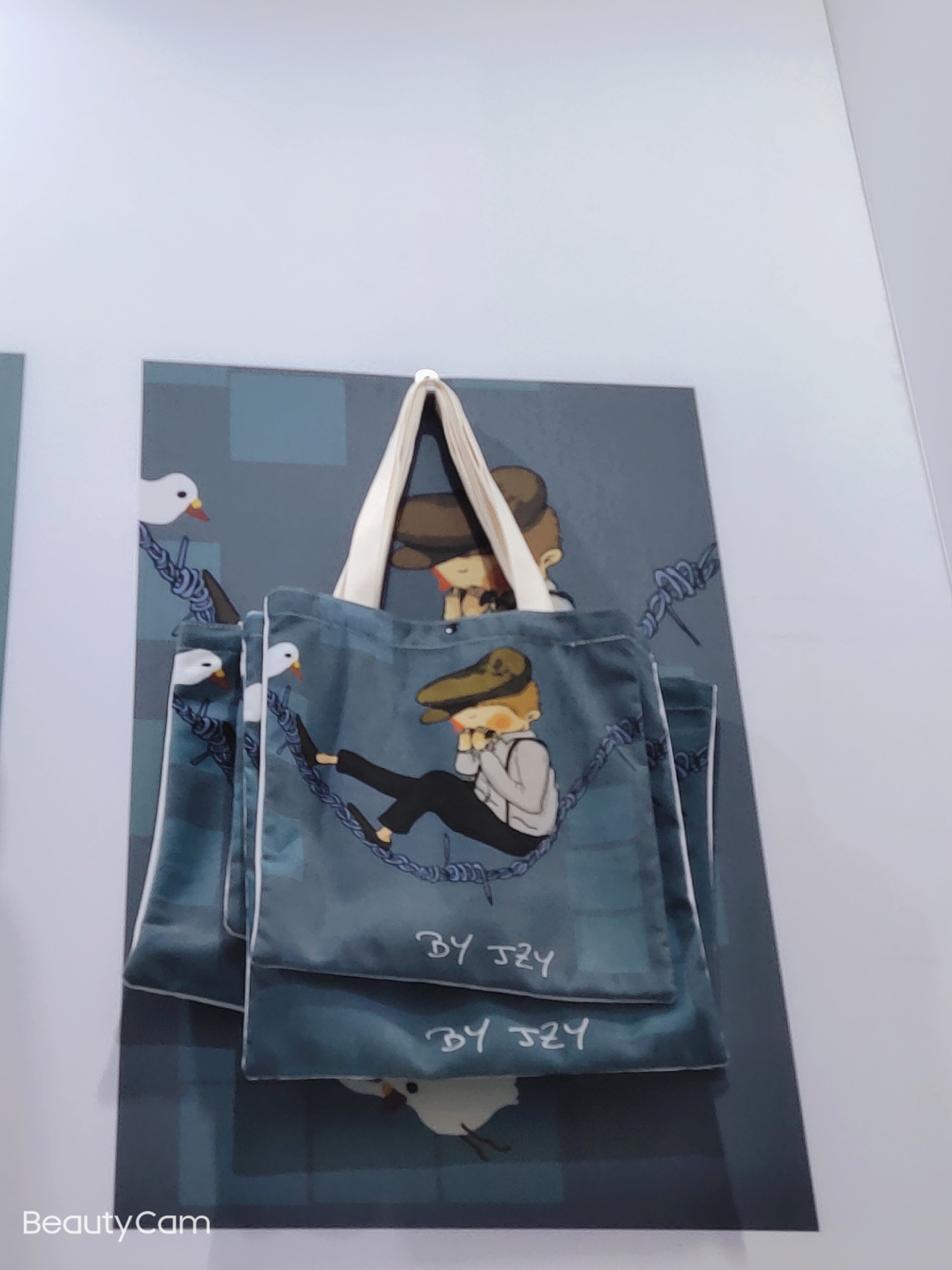 全棉手提袋帆布包数码印花定做 棉布袋 帆布袋 环保购物大容量