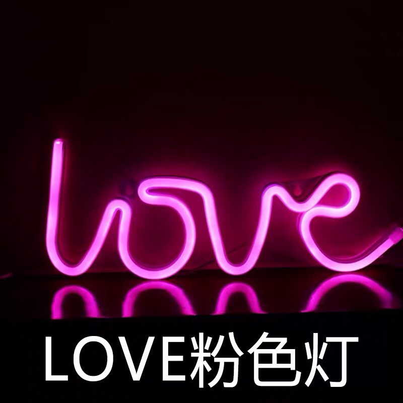 Love霓虹灯字母LED造型灯生日表白求婚婚庆场地布置装饰浪漫道具详情图2