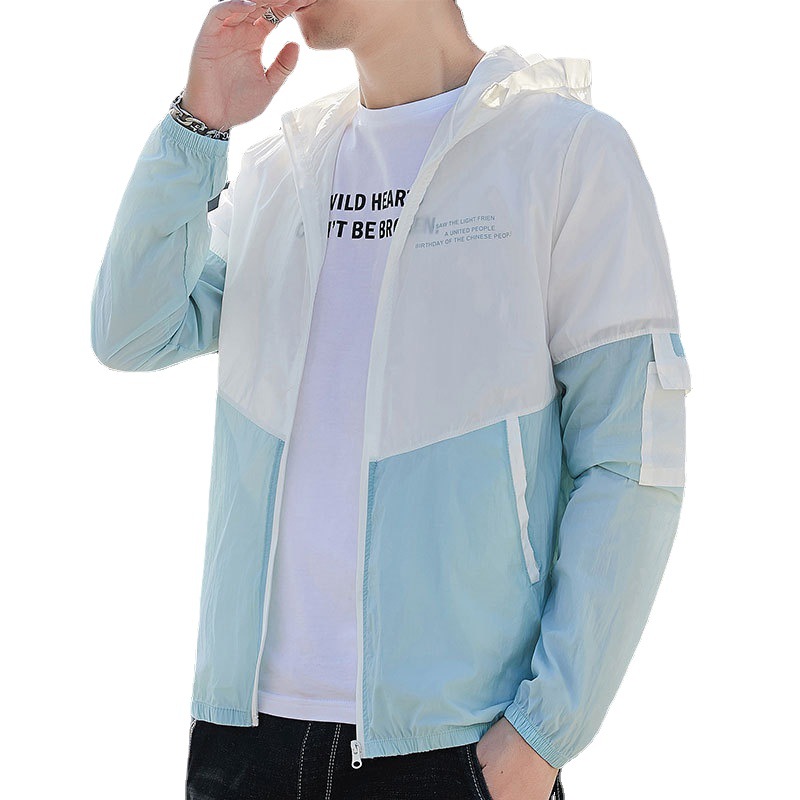Men's summer 2021 new breathable ice silk jacket, sun-protective clothing for couples, thin skin outerwear Item Picture