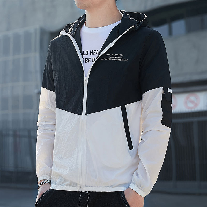 Men's summer 2021 new breathable ice silk jacket, sun-protective clothing for couples, thin skin outerwear