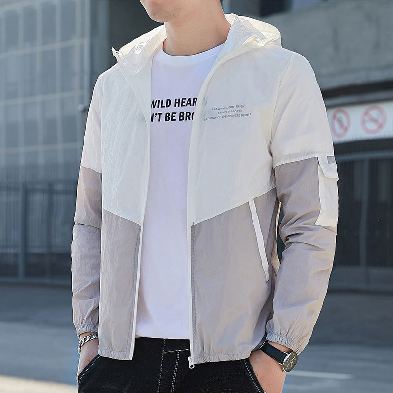 Men's summer 2021 new breathable ice silk jacket, sun-protective clothing for couples, thin skin outerwear details Picture
