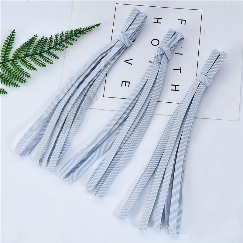 热卖扁松紧带 8mm 10mm12毫米彩色裤头绳高弹力乳胶双层 裤腰绳