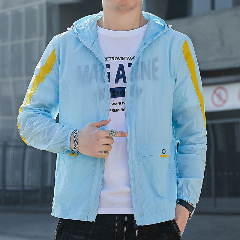 Men's summer 2021 new breathable ice silk jacket, sun-protective clothing for couples, thin skin outerwear Specification image