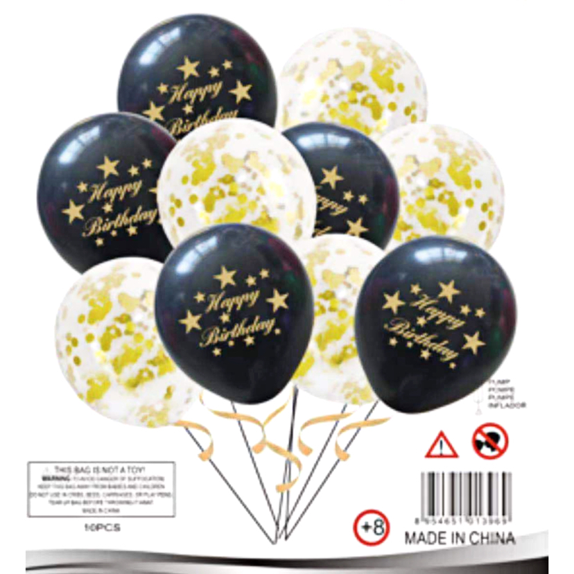 Birthday sequined balloon set, first birthday party decoration for boys and girls, pink and blue paper crumb balloon party decoration details Picture