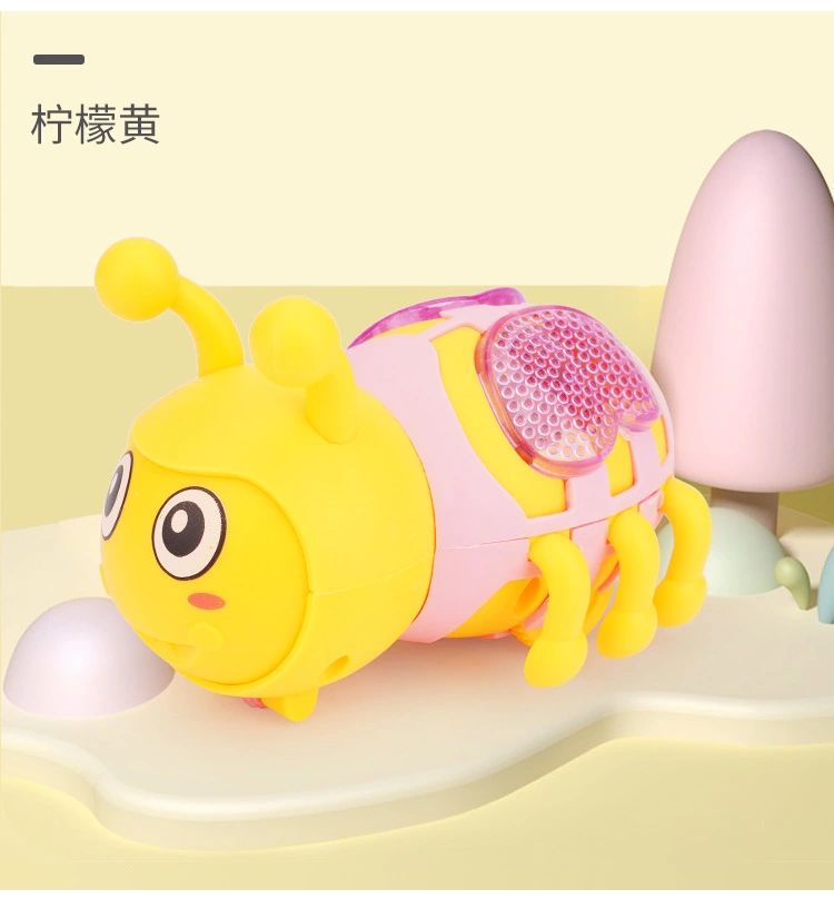 Spring toy, drawstring, little bee, glowing, new and unique baby gift, children's creative small toy factory direct sales Item Picture