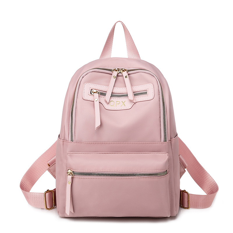 Impermeable oxford cloth backpack mujeres 2020 nueva moda viaje versátil mochila ligera nylon estudiante bolsa de escuela de moda Item Picture
