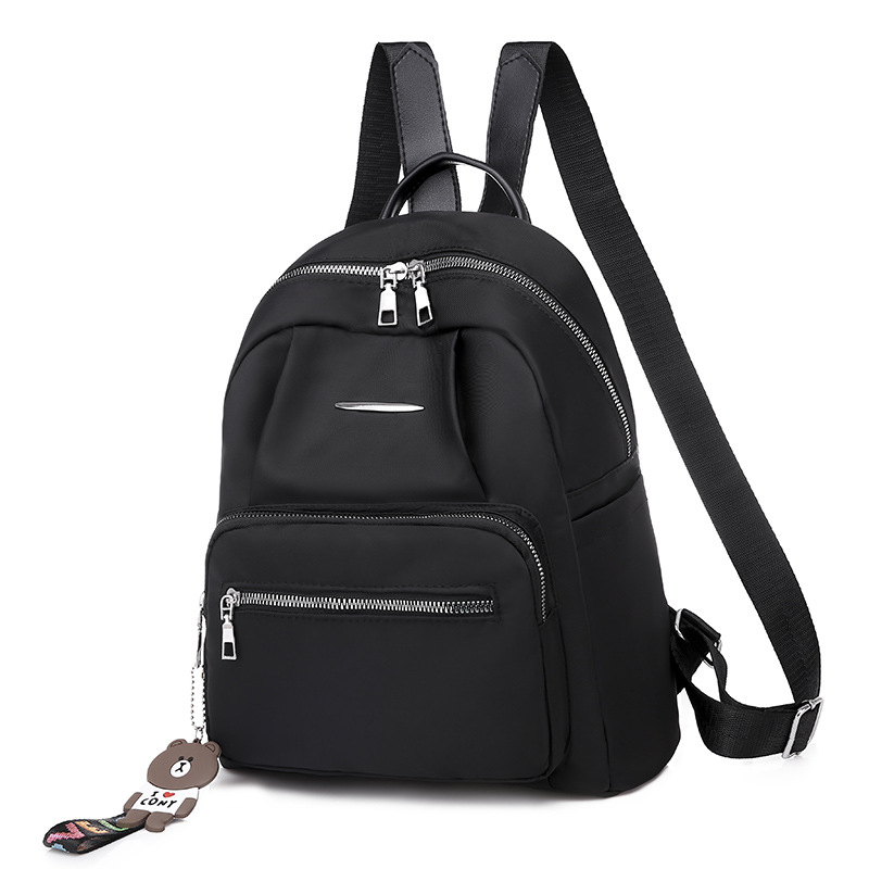 牛津布双肩包女2020新款韩版时尚潮女士背包休闲帆布女式双肩女包