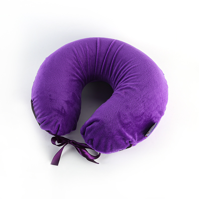 RoyalLatex Thai Natural Latex U-shaped neck Protection Pillow, portable nap pillow for men and women during airplane travel Item Picture
