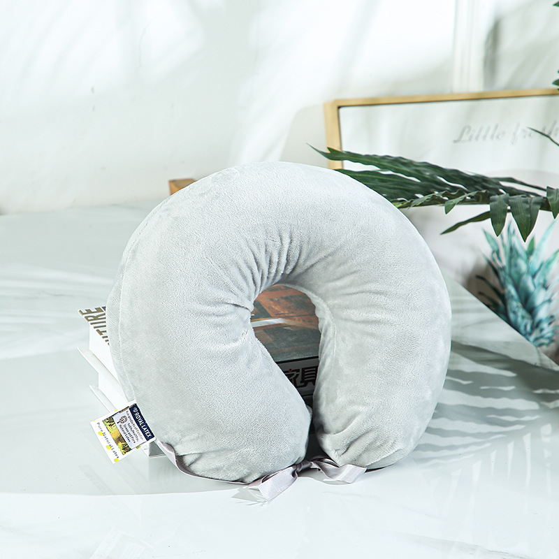 RoyalLatex Thai Natural Latex U-shaped neck Protection Pillow, portable nap pillow for men and women during airplane travel Specification image