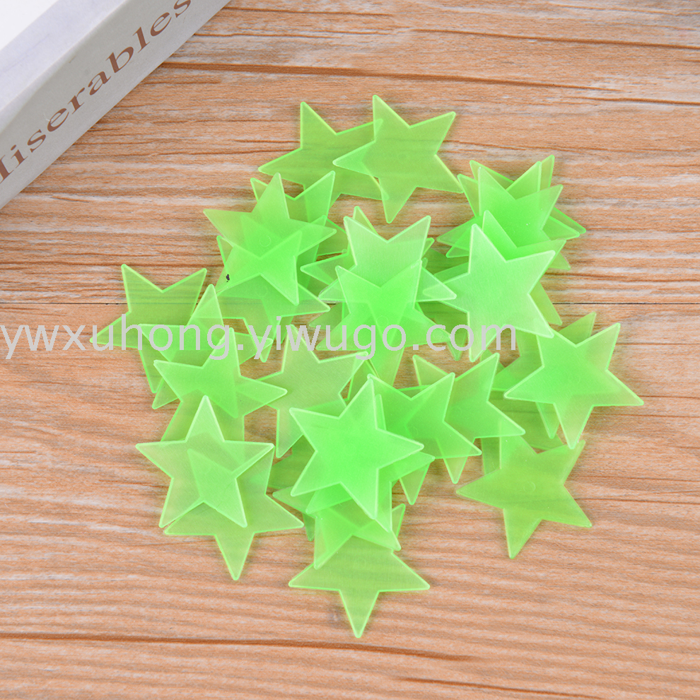 100 star glow-in-the-dark stickers, cartoon animal stickers, children's bedroom wall stickers, and custom fluorescent stickers are available in stock Application Scenario