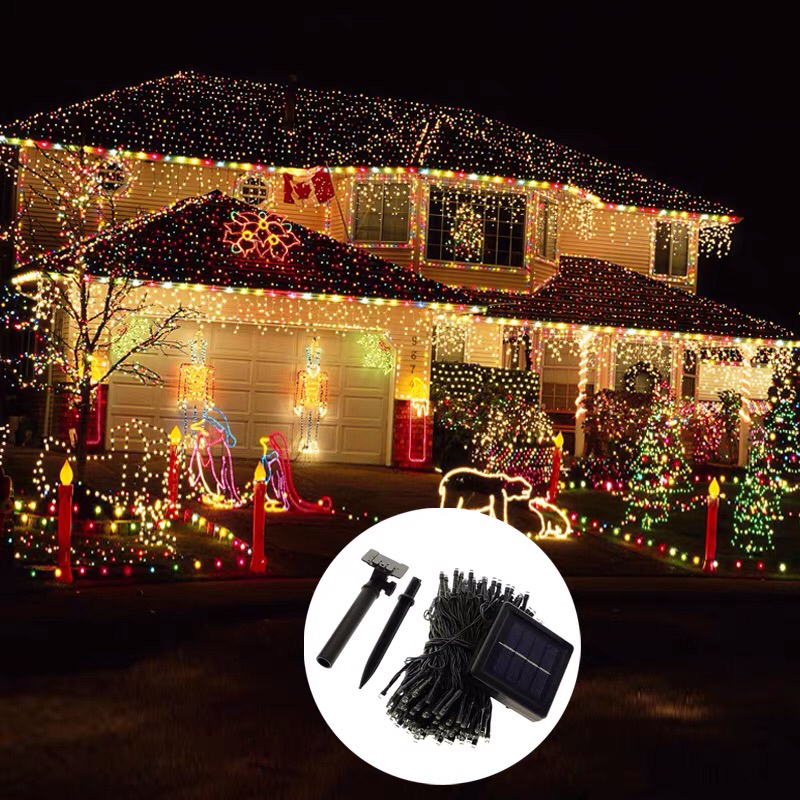 室外LED灯串实物图