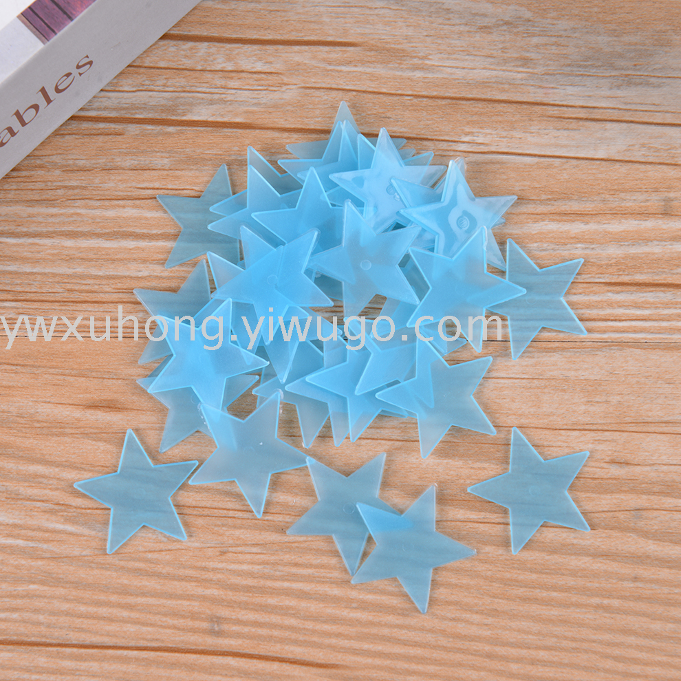100 star glow-in-the-dark stickers, cartoon animal stickers, children's bedroom wall stickers, and custom fluorescent stickers are available in stock Specification image