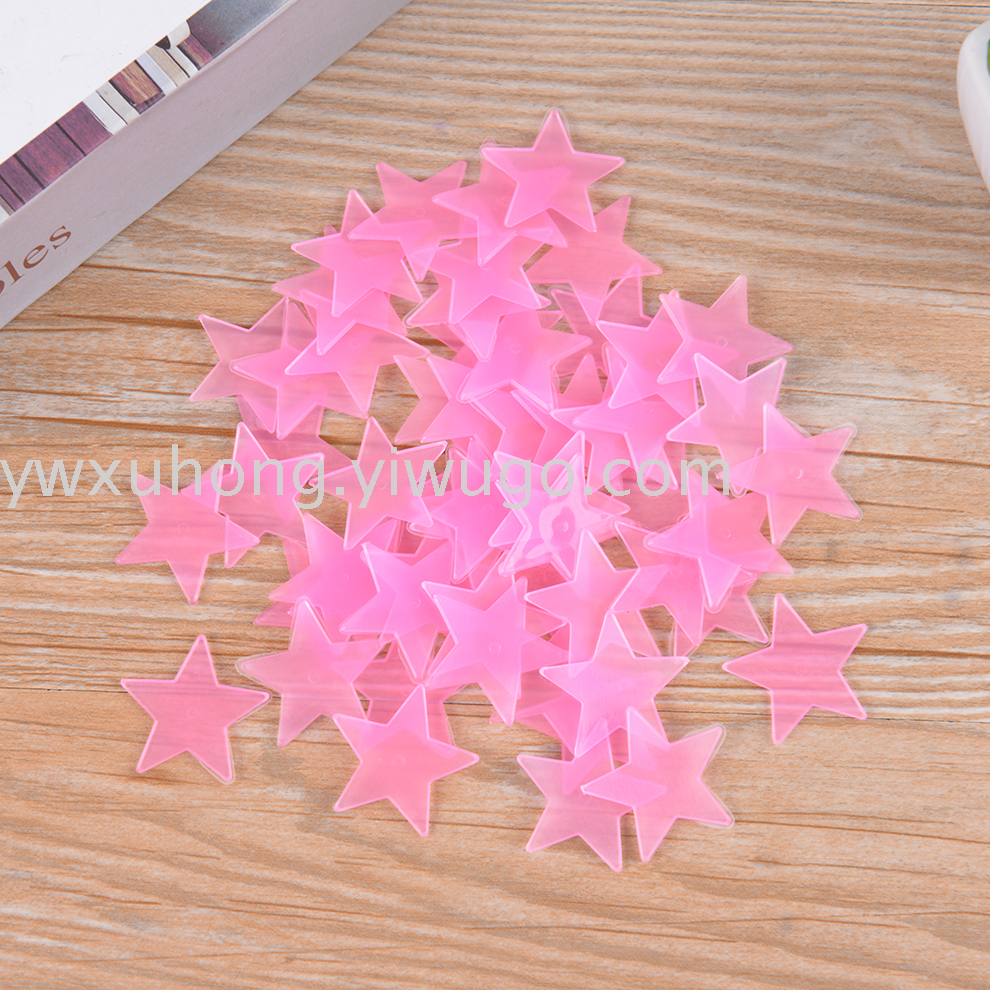 100 star glow-in-the-dark stickers, cartoon animal stickers, children's bedroom wall stickers, and custom fluorescent stickers are available in stock details Picture