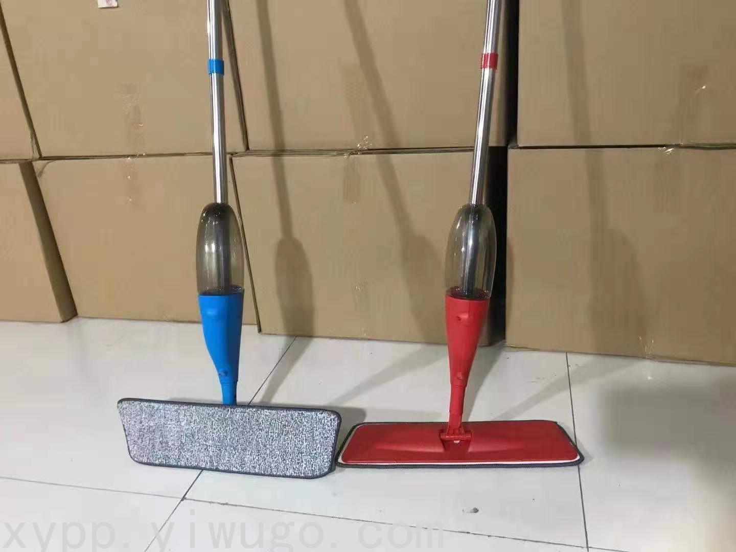 Spray water mop, no need to wash by hand, squeeze water, household lazy mop, flat mop, dry and wet dual-purpose, slightly wet mop Item Picture
