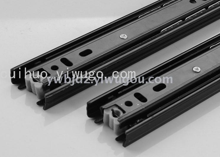 3710# Guide rail, three-section drawer track, slide rail, furniture wardrobe track, multiple models, specifications and sizes Specification image