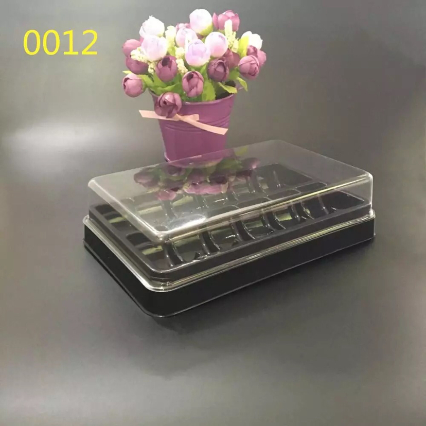 马卡龙塑料12粒黑色马卡龙吸塑盒马卡龙盒子马卡龙巧克力pet ps