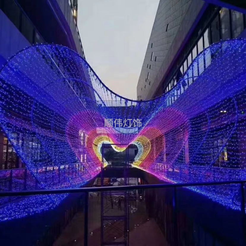 室外LED灯串实物图