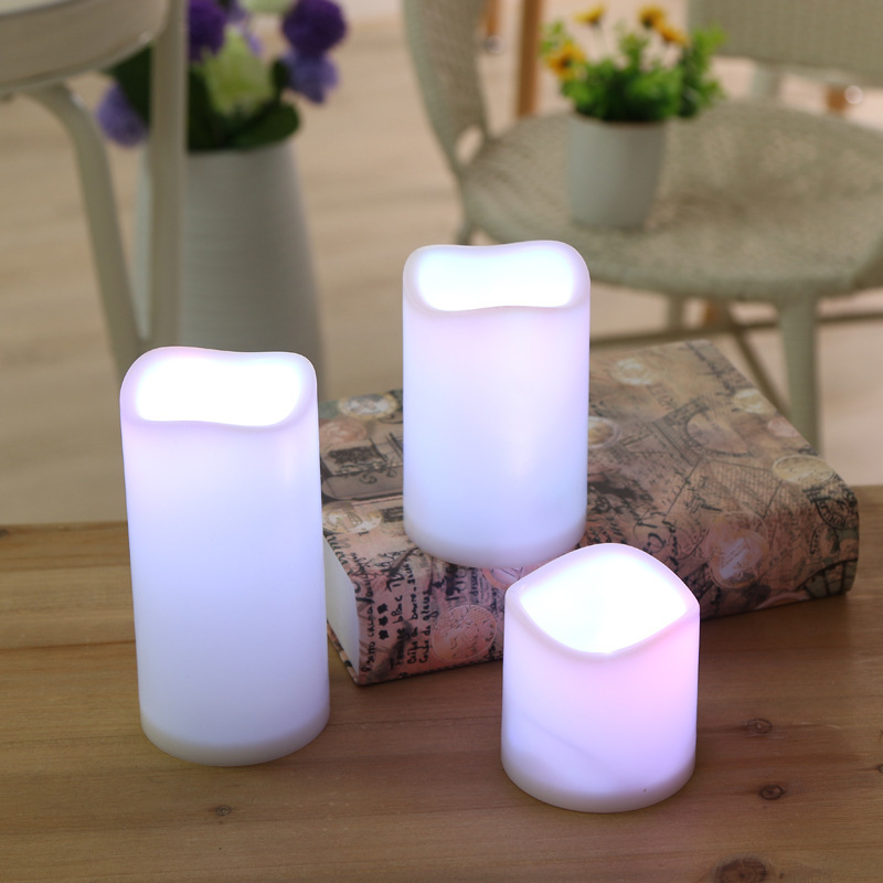 Creative led electronic candle lamp simulation 18-key intelligent remote control candle decorative handicraft display item details Picture