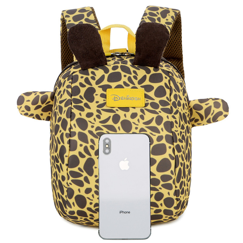 New odd-even number kindergarten schoolbag, Korean cartoon cute animal backpack, anti-wandering bag for 1-3 years old babies Specification image