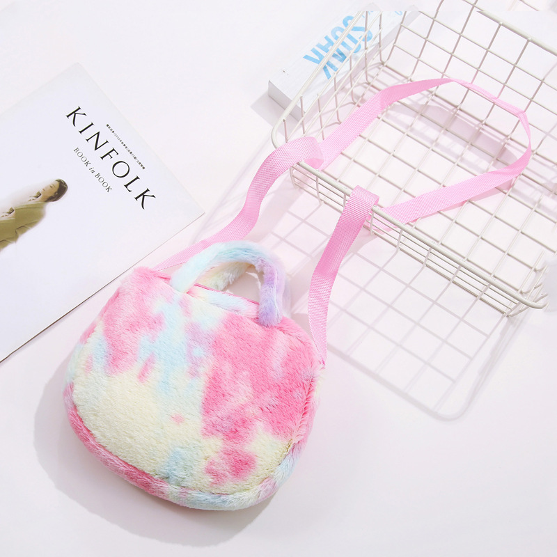 Children's bags, women's crossbody single-shoulder bags, cartoon plush unicorn bags, single-shoulder girls' bags, cute handbags Specification image
